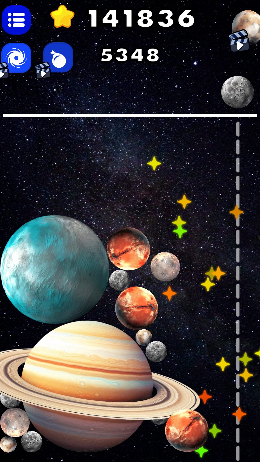 Planetarium merge: Match the planets screenshot 10