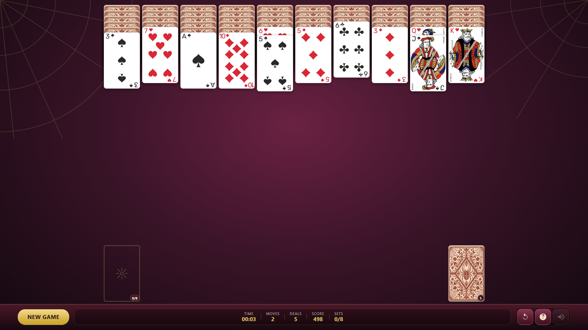Solitaire Spider 2026 — screenshot 1