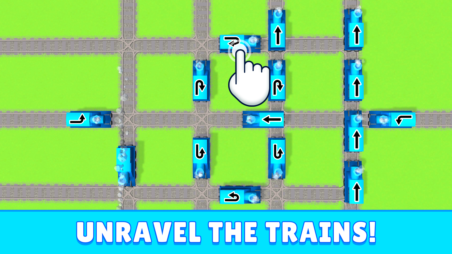 Railway Traffic Jam! Untangle the Trains! screenshot