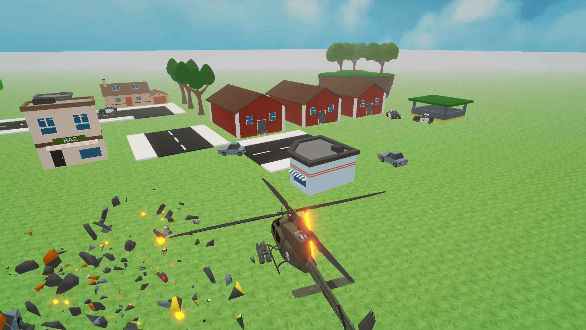 Helicopter Simulator: Destruction screenshot