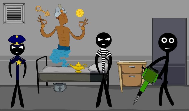 Stick Double Prison Break game cover