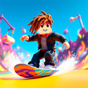 Obby Snowboard Parkour