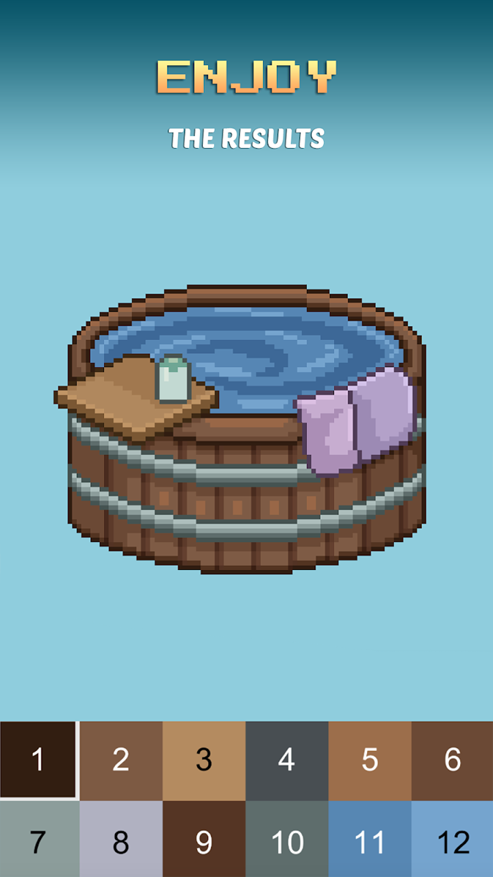Coloring by Numbers. Pixel House screenshot 6