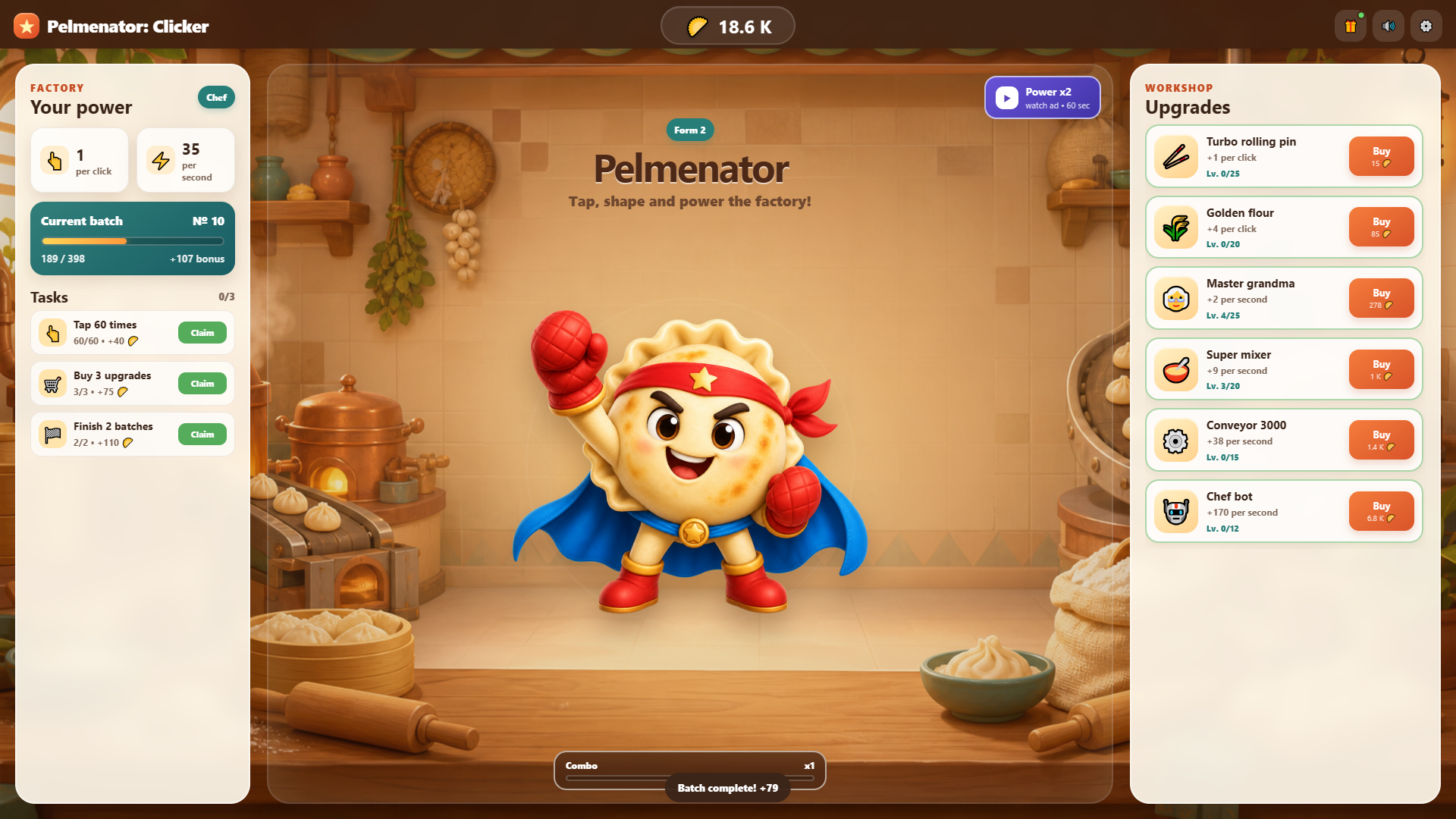 Pelmenator: Clicker — screenshot 1