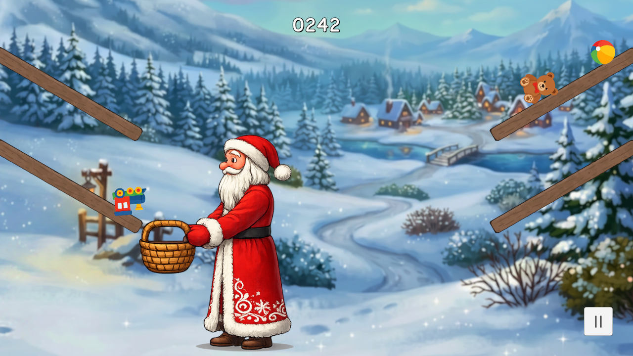 Catch It! Santa the Toy Rescuer — screenshot 1