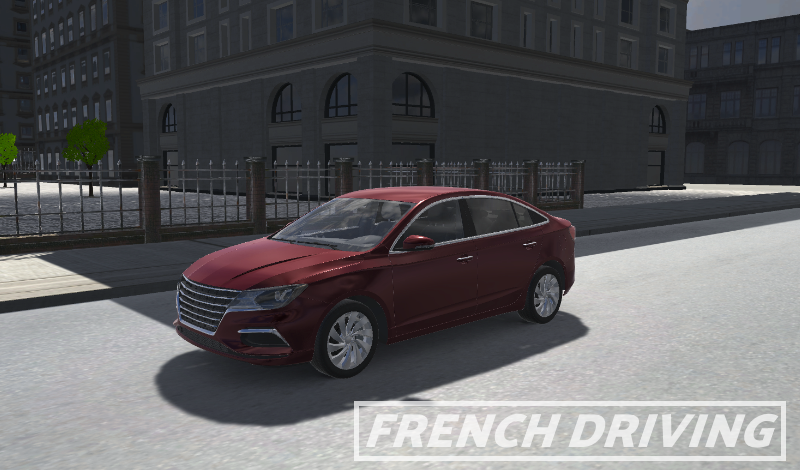 French Driving game cover