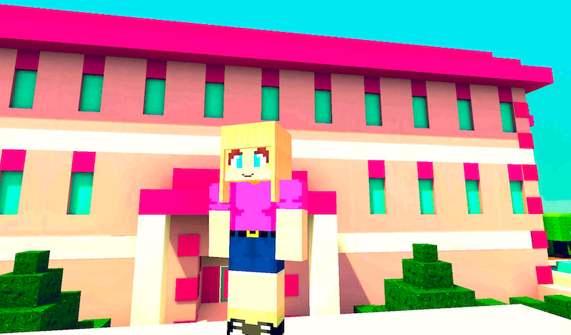 Pink Barbie Dollhouse game cover