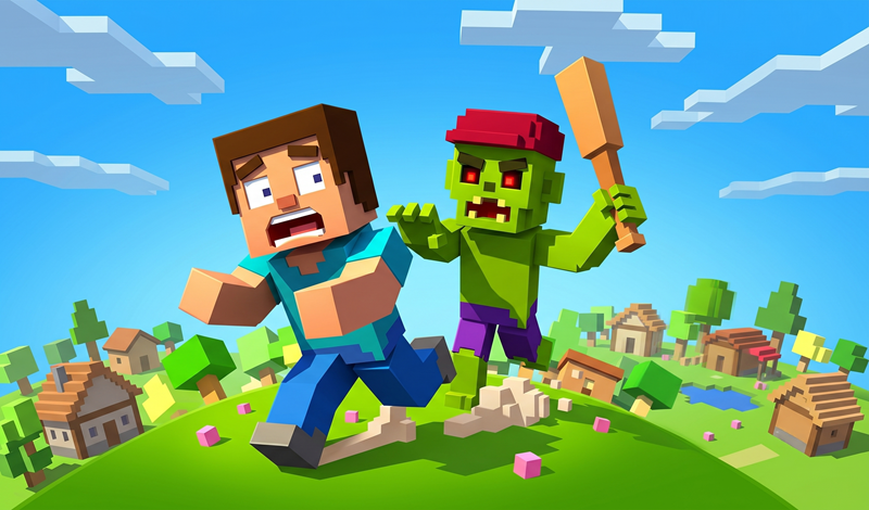 Blocky Mine Runner game cover