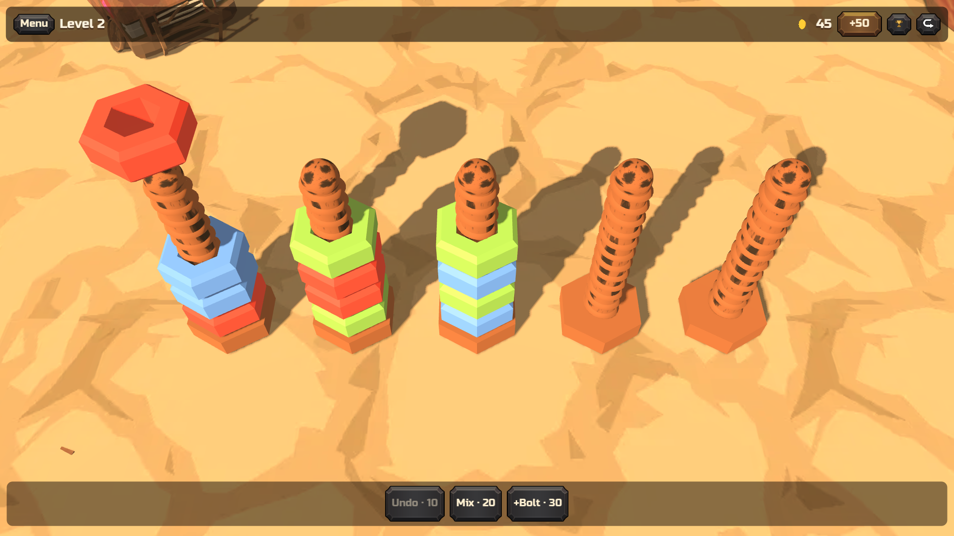 Crazy Nuts - Sorting — screenshot 1