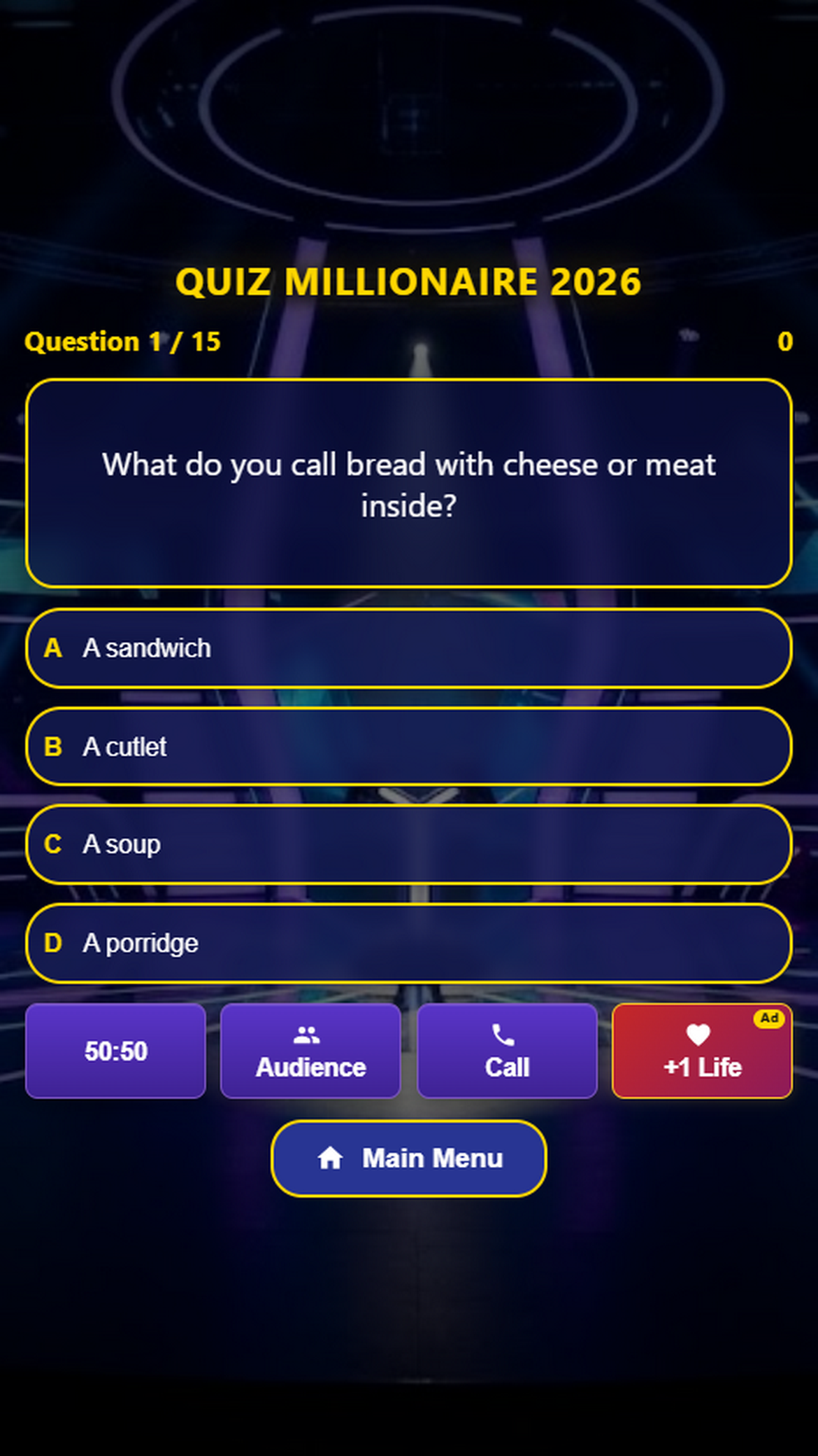 Quiz Millionaire 2026 screenshot 6