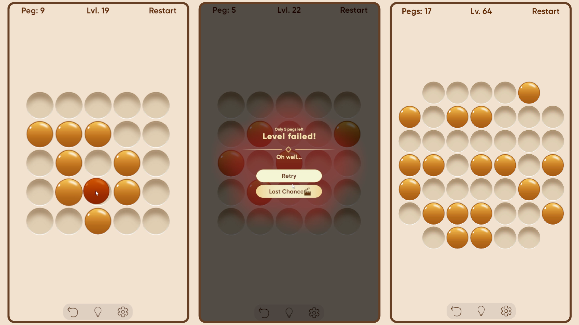 Peg Solitaire Puzzle — screenshot 2