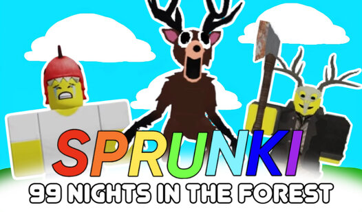 Sprunki 99 Nights in the Forest  loading=