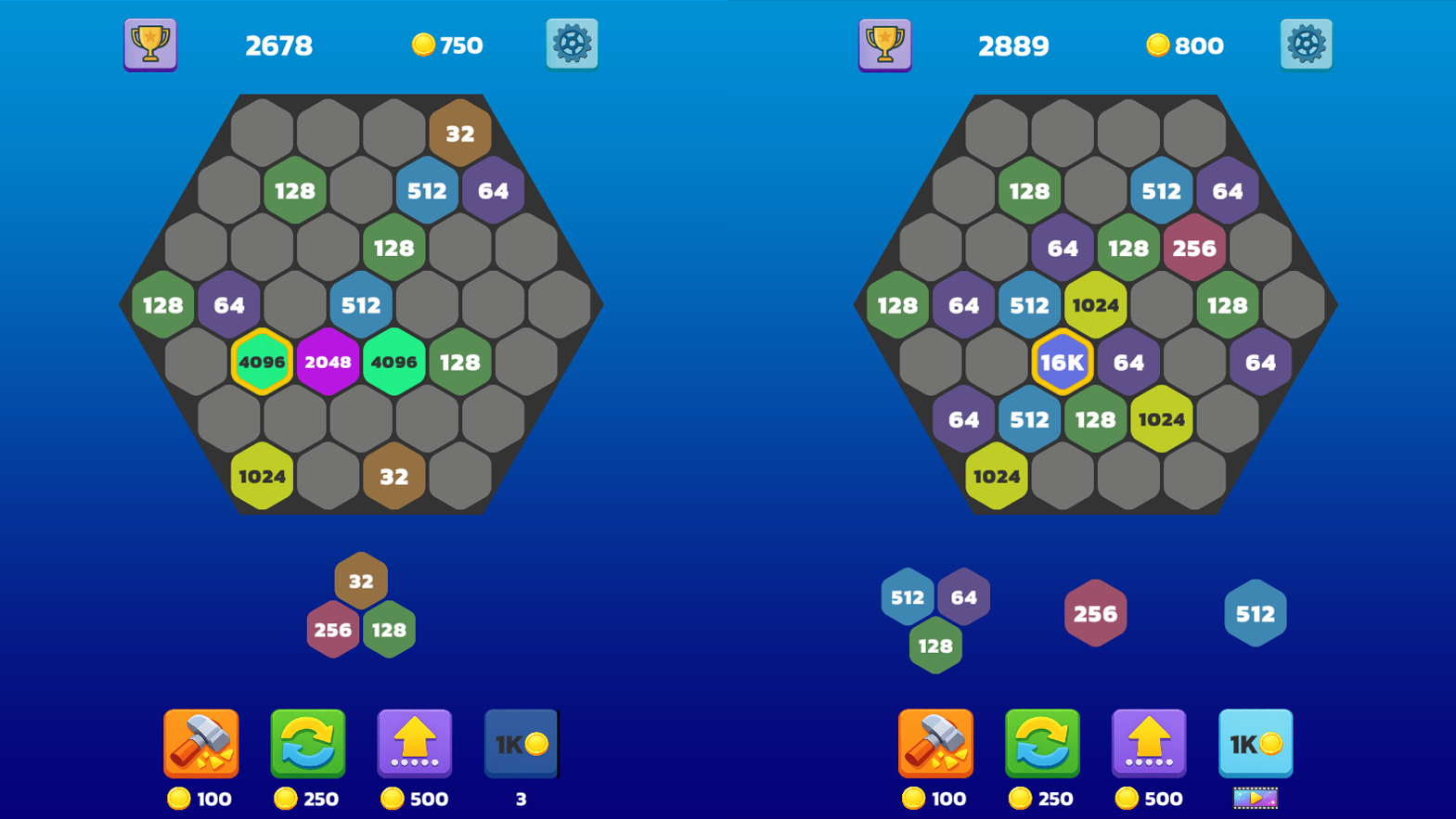 2048 HEX Block — screenshot 3
