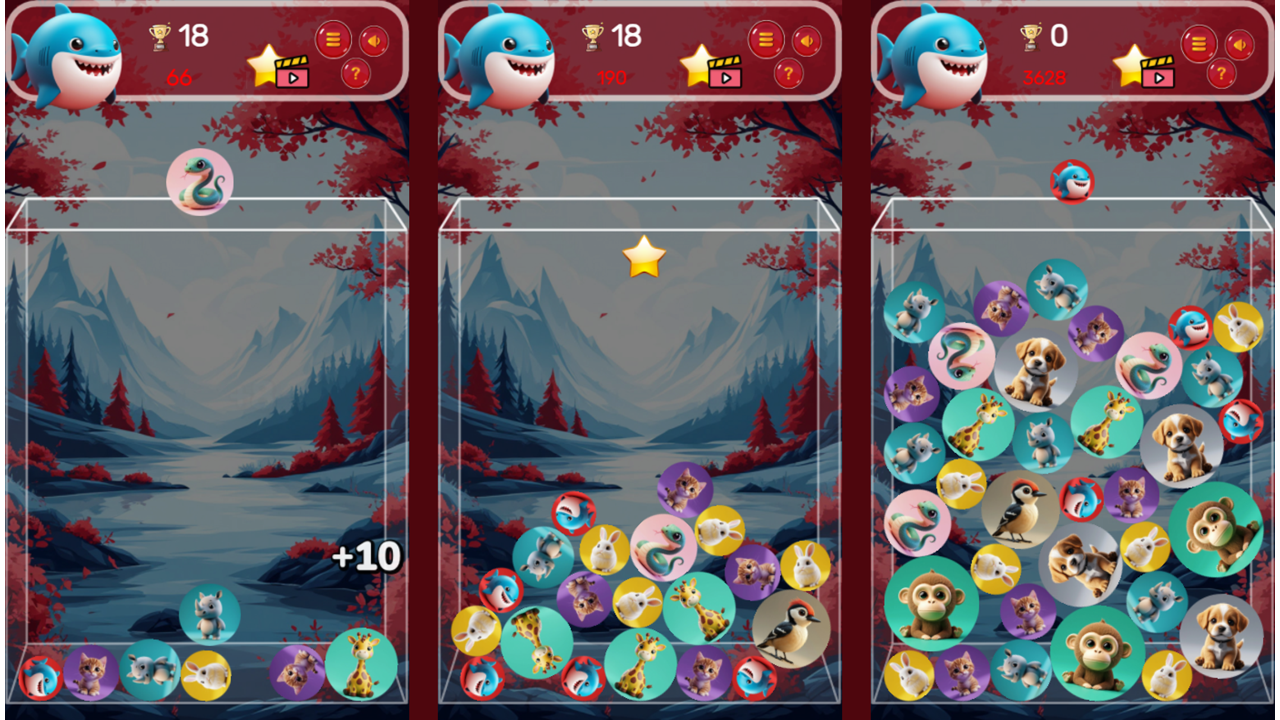 Слияние милых зверят — скриншот 2