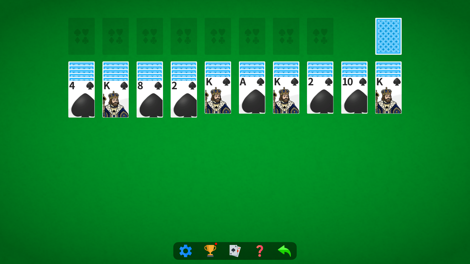 Лёгкий Пасьянс Паук — screenshot 1