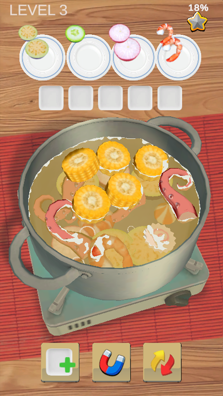 Hotpot Master 3D: Food sorting screenshot 4