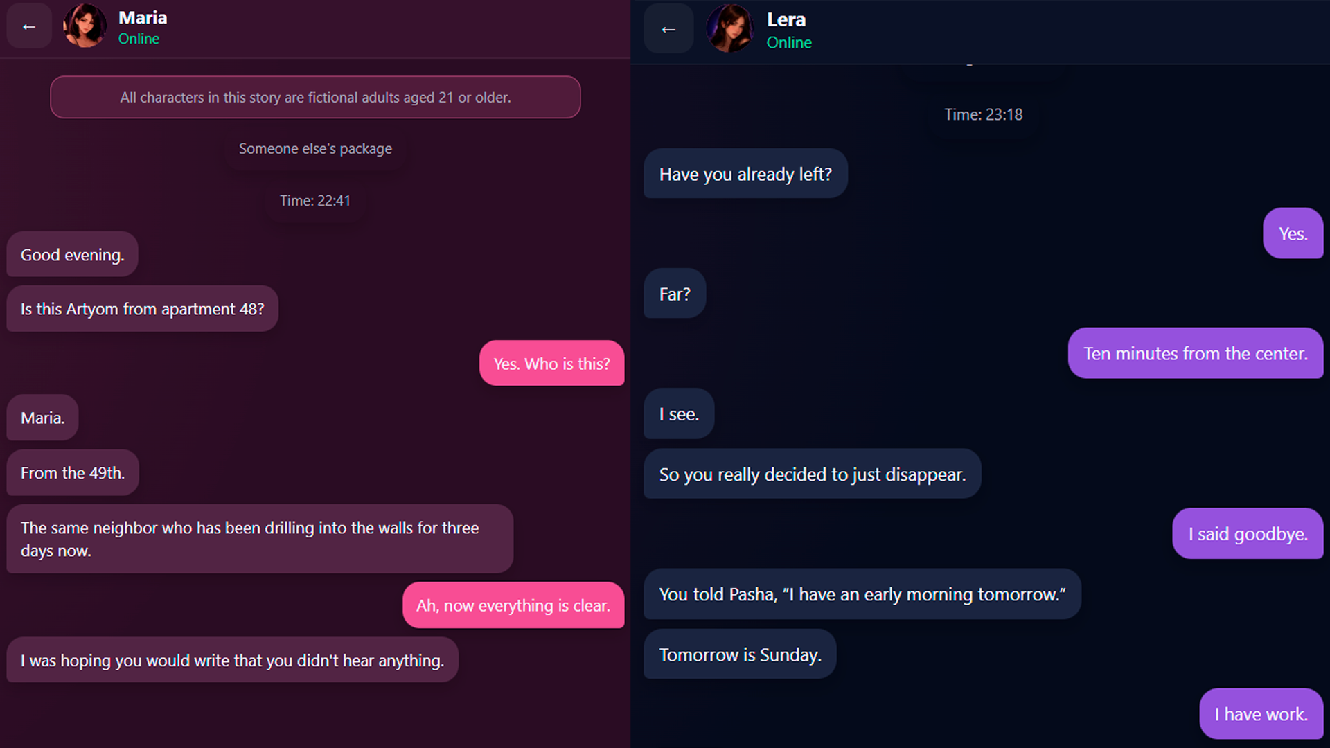 Chat: Love Story — screenshot 1