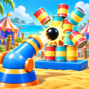 Cannon Knockdown 3D