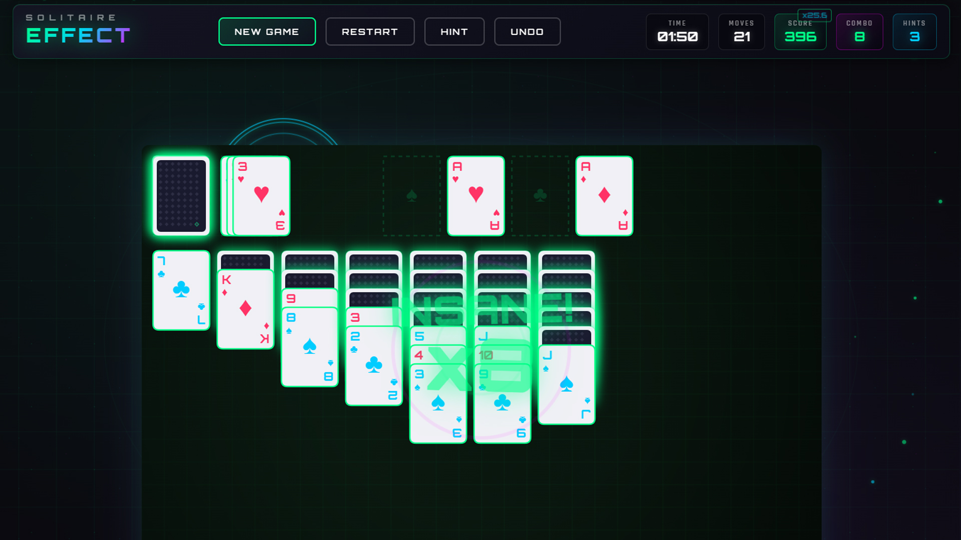 Solitaire Effect — screenshot 2