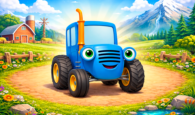 Blue Tractor Clicker game cover