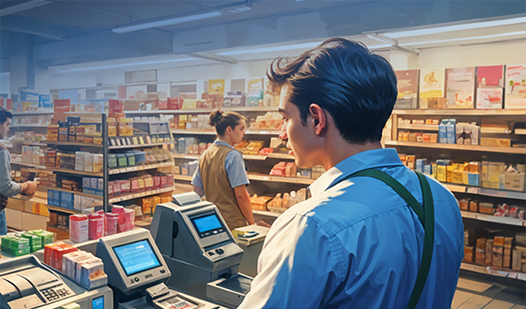 Симулятор кассира в супермаркете