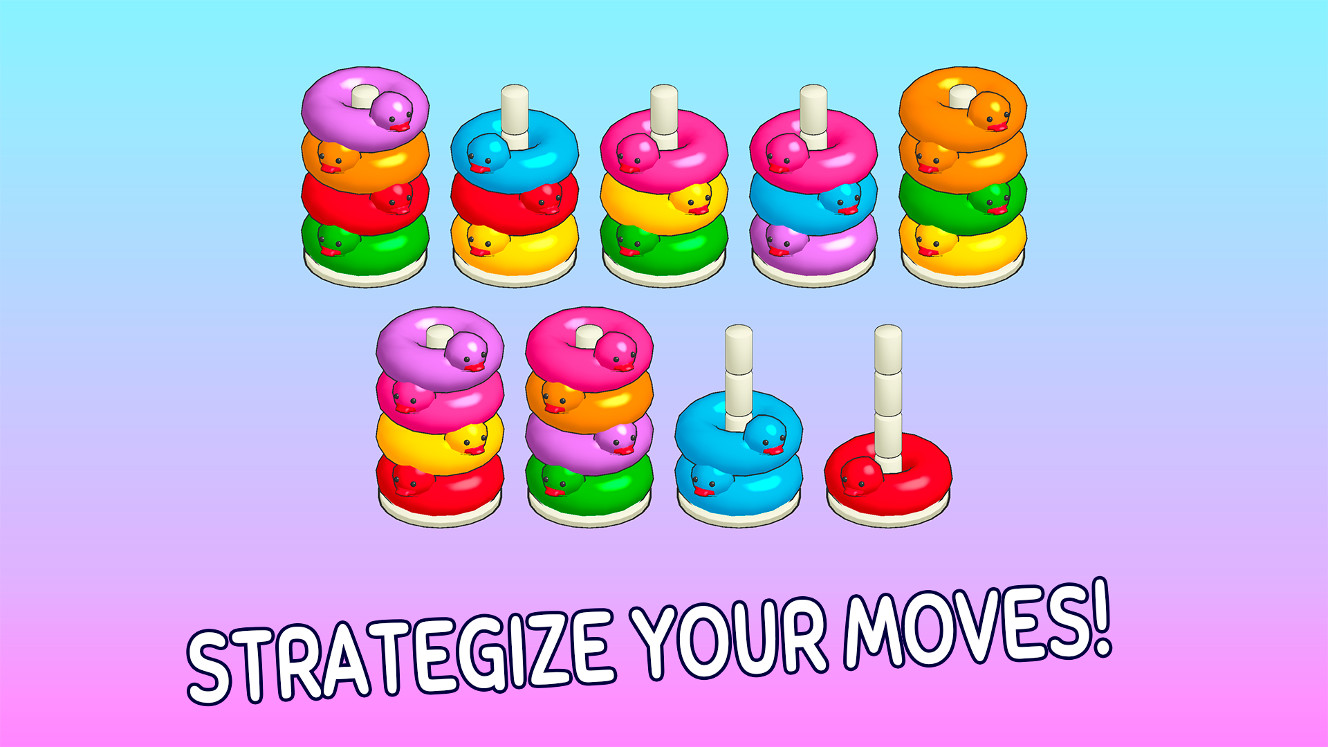 Duck Sort Puzzle screenshot