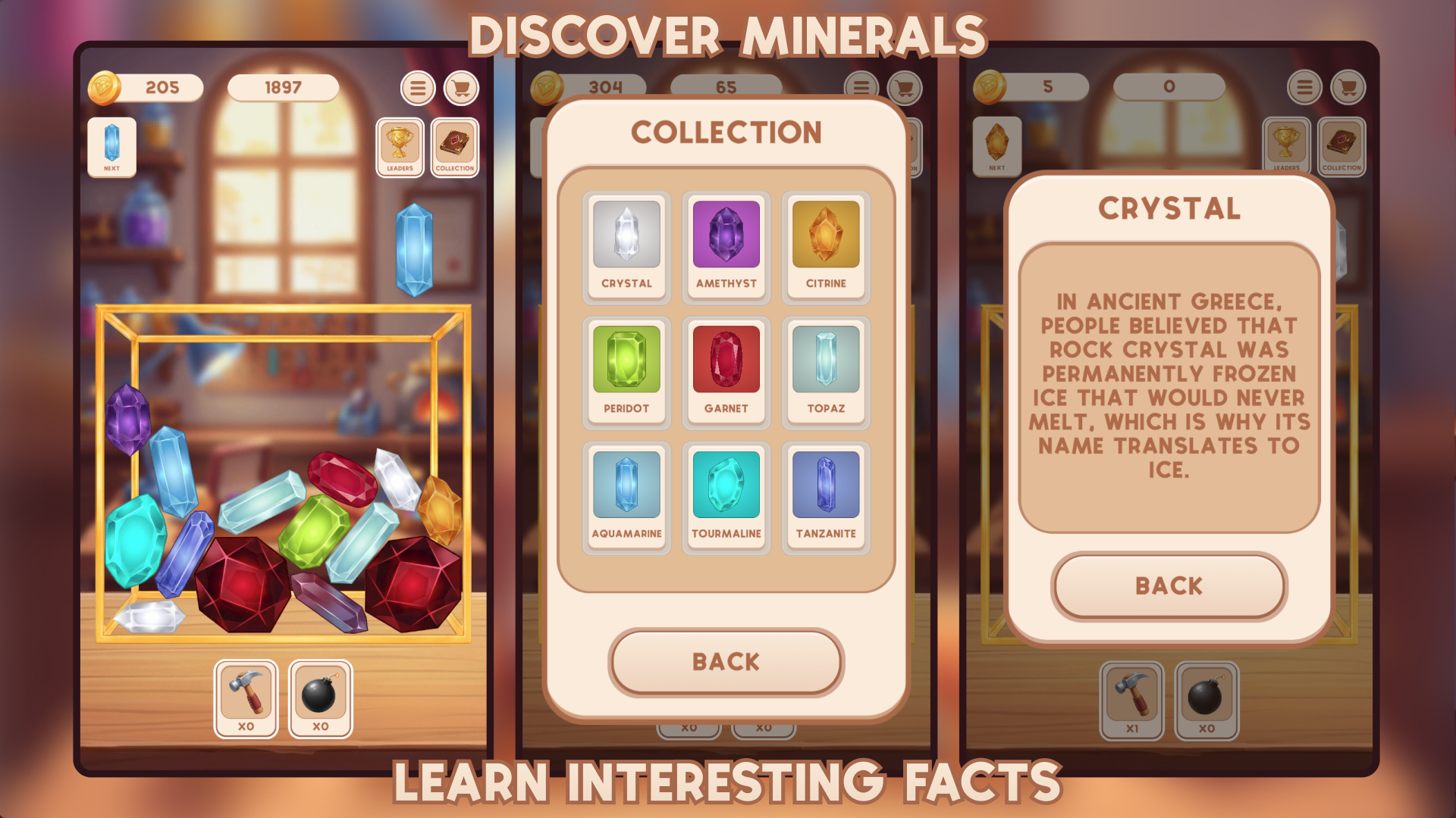 Minerals: Merge & Learn — screenshot 3