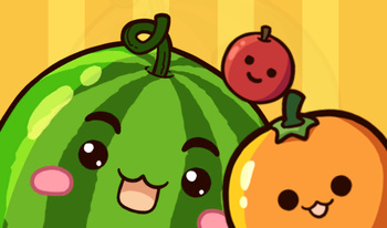Learn the Fruits. A giant watermelon