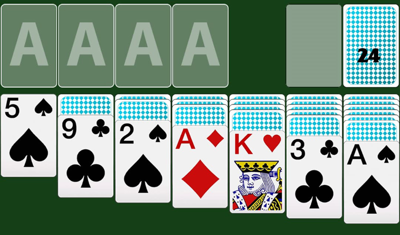 Solitaire for 1 and 3 cards game cover