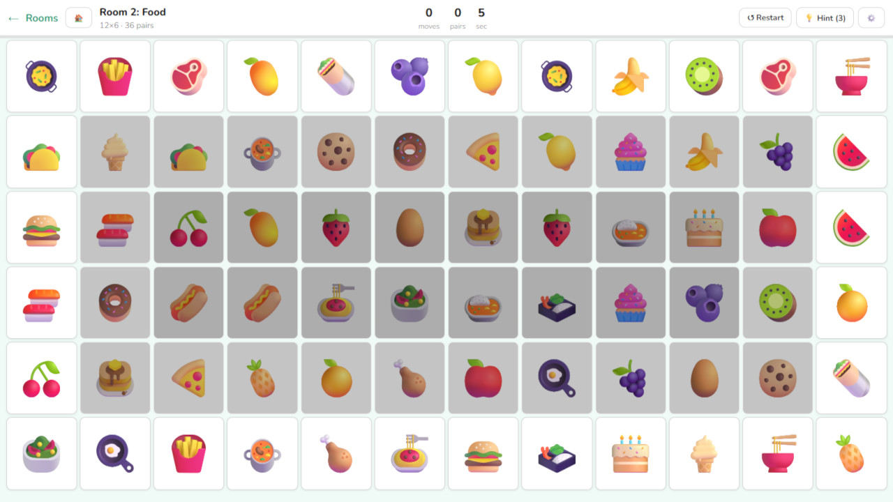 Attention Trainer: Find Emoji Pairs — screenshot 2