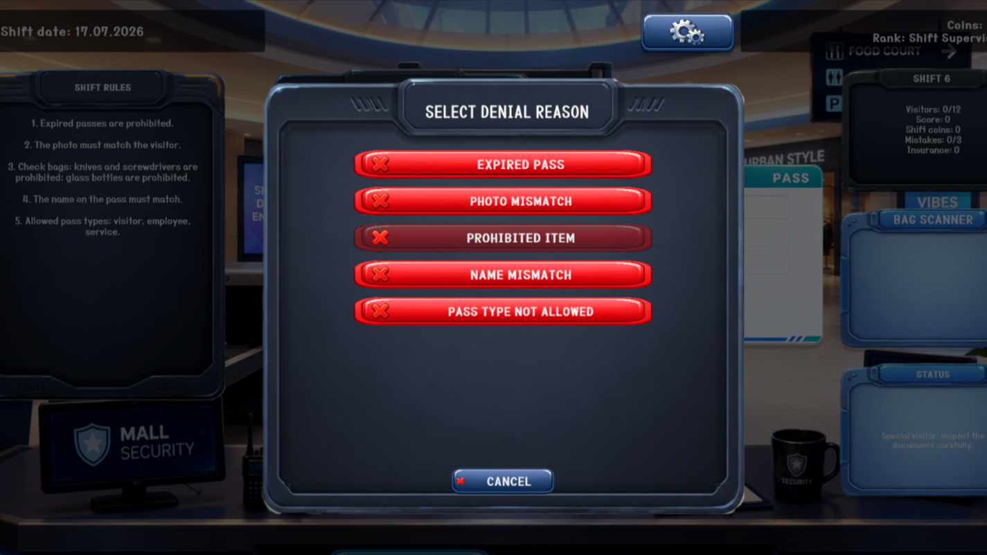 Mall Security — screenshot 2