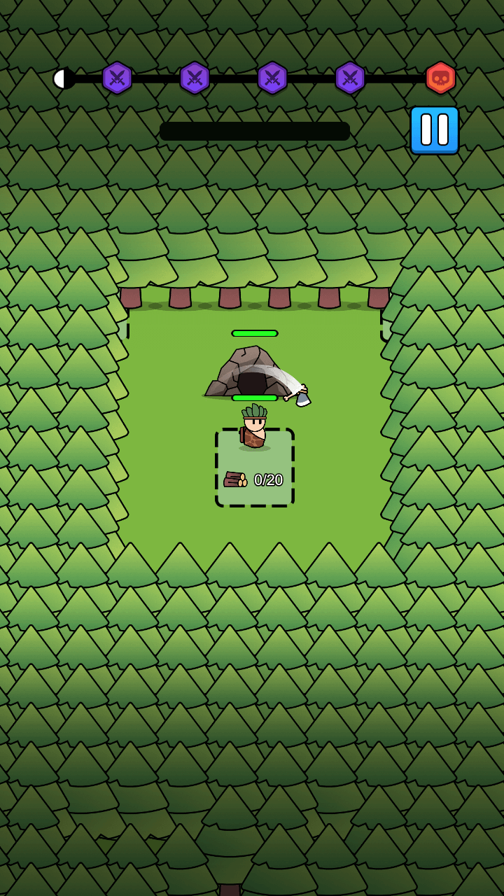 Forest Survivor: Build & Defend screenshot 4