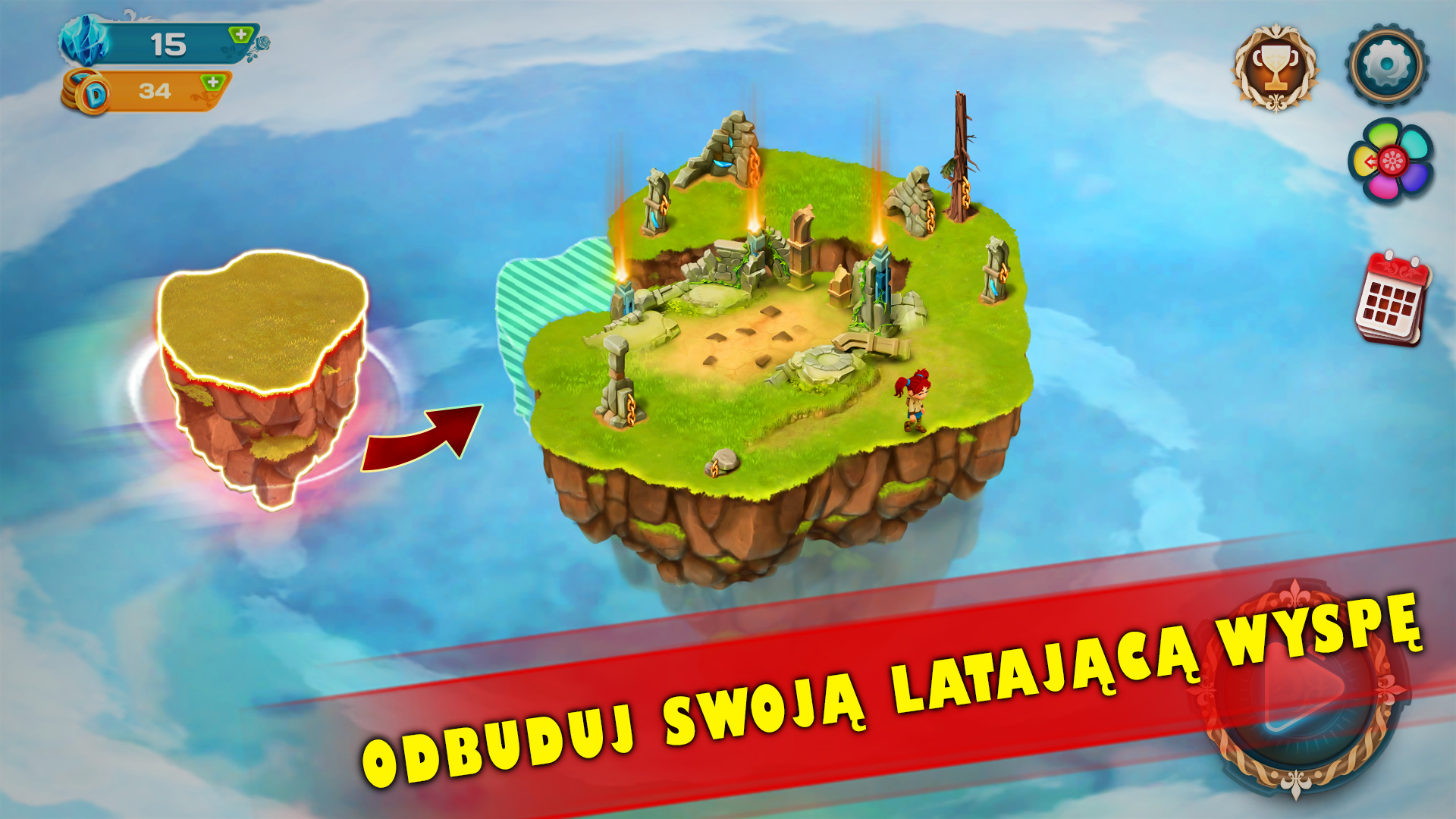 Diamant Sky Stories Match 3 screenshot 10