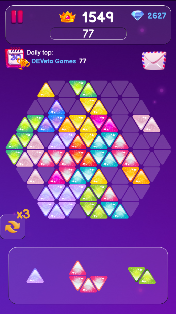 Triangles Blocks screenshot 5