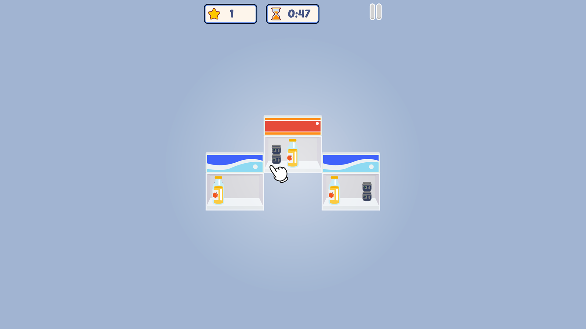 Easy sorting on shelves screenshot