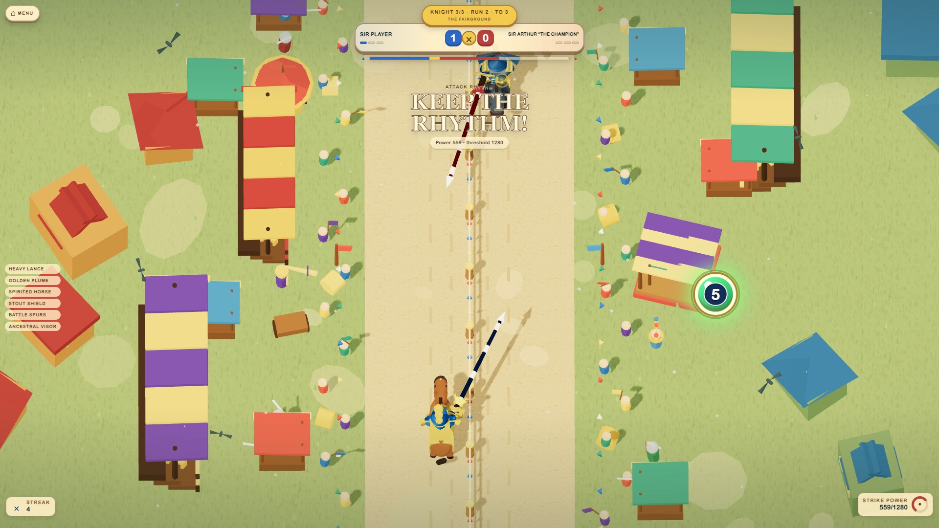 Knightly Tourney: Lance Rhythm — screenshot 3