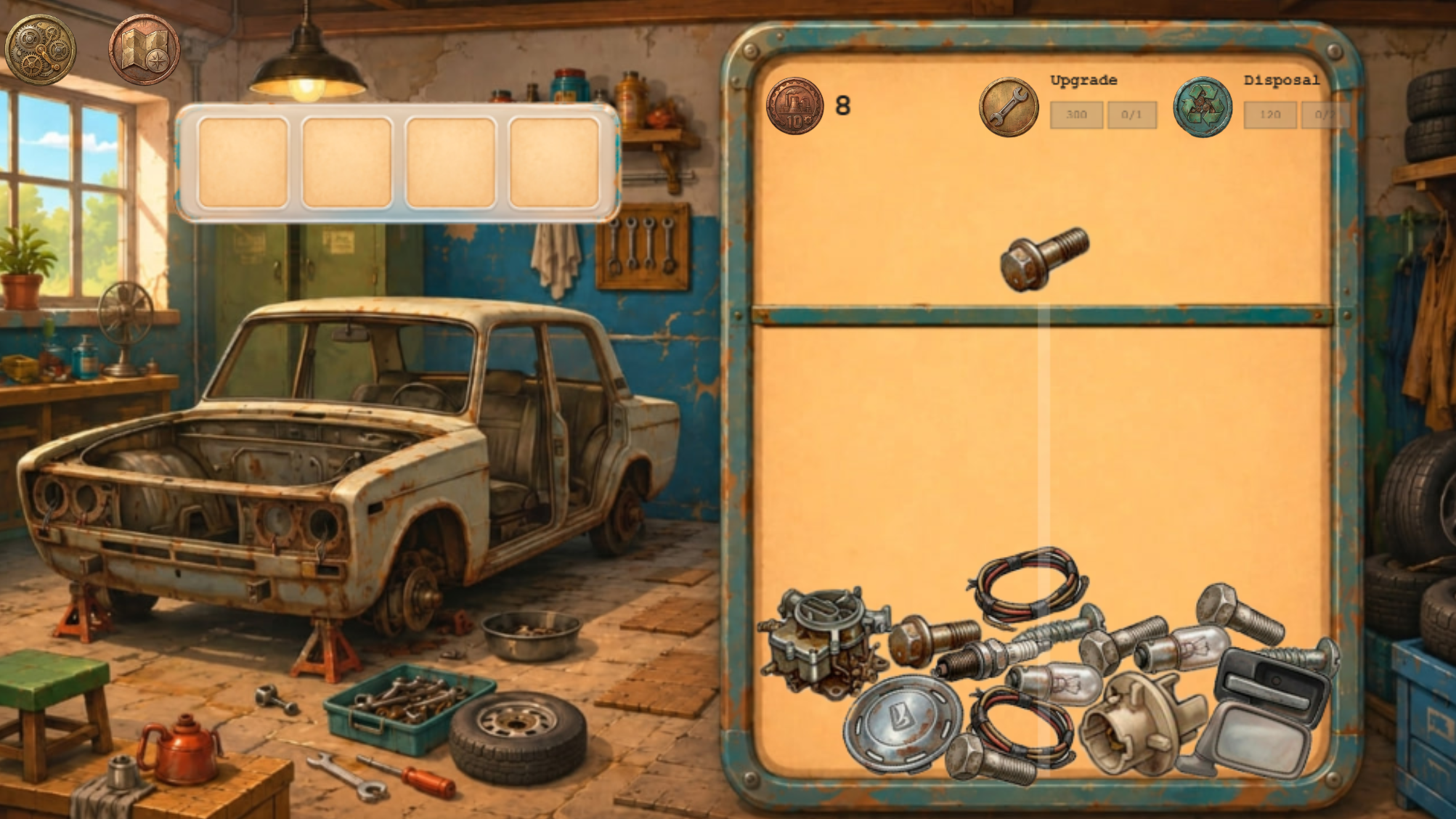 Connect the parts: Garage — screenshot 4