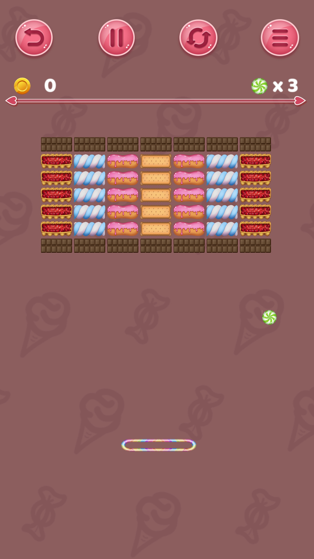 Arkanoid - smash sweet bricks screenshot 8