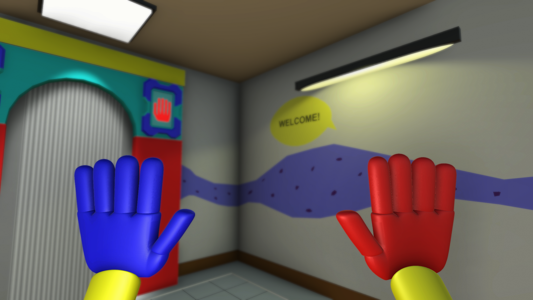 FNAF with Huggy Wuggy Poppy Playtime screenshot