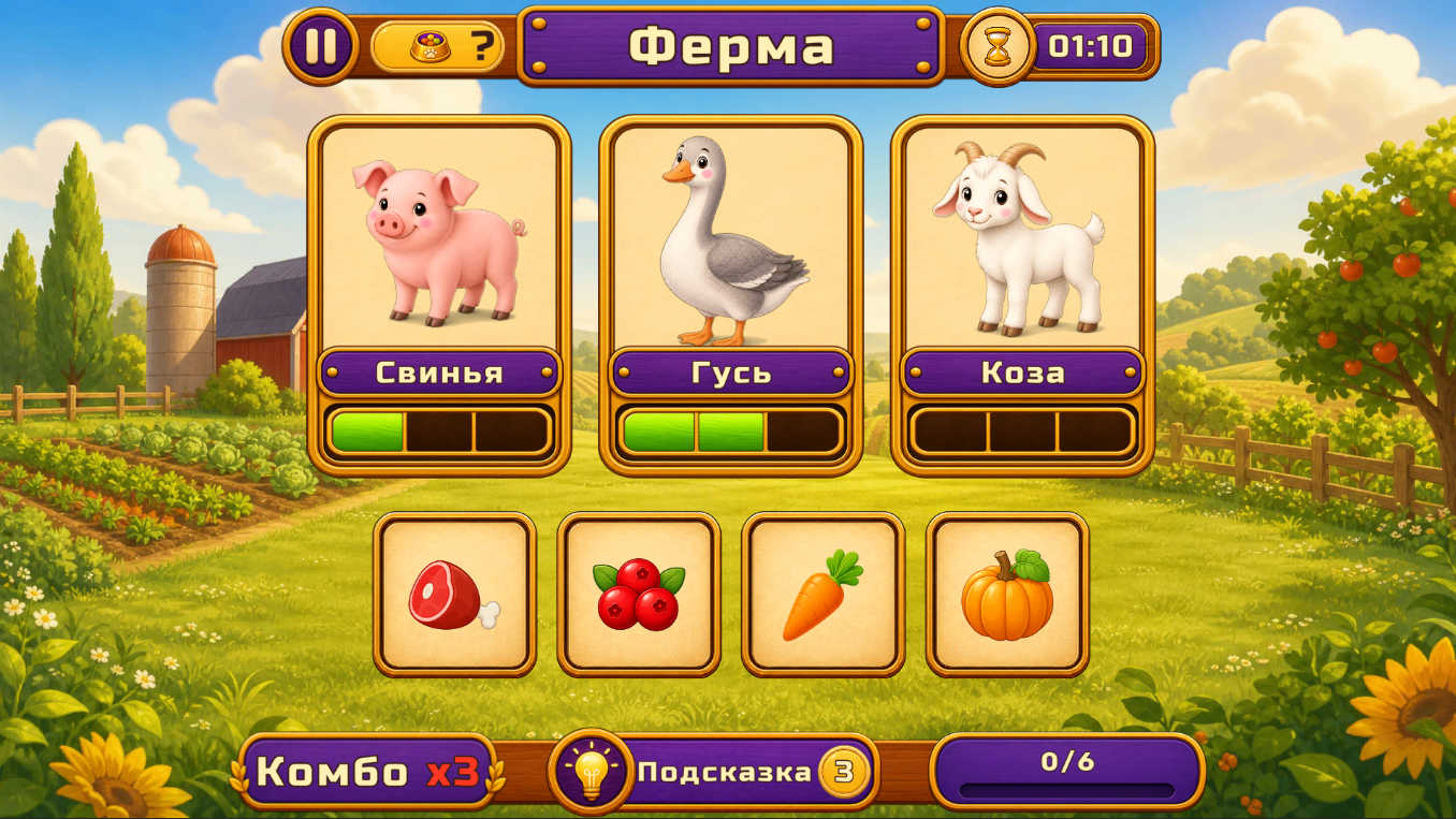 Мемо: Найди Пару Животных — screenshot 7