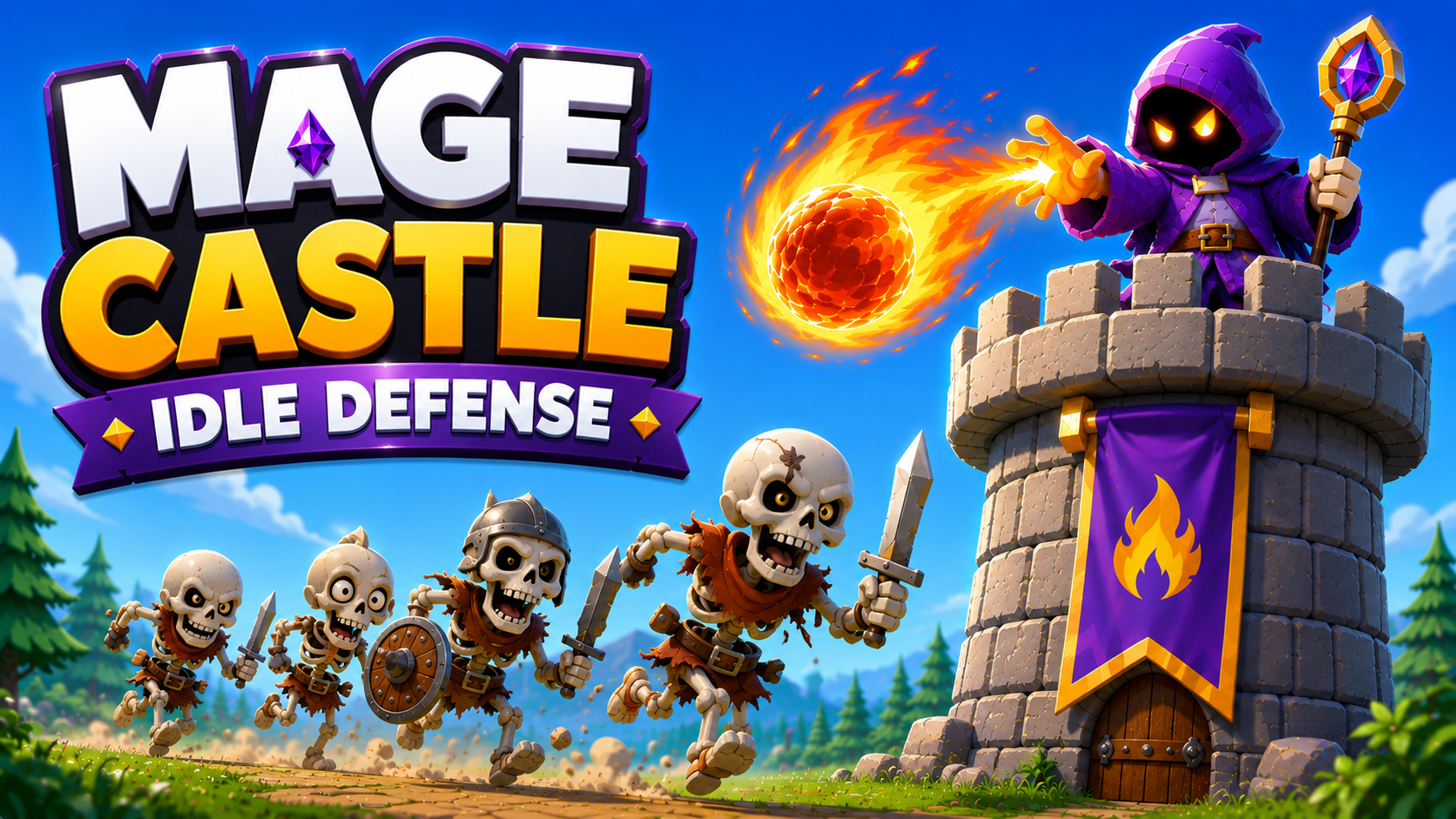 Mage Castle Idle Defense — screenshot 1