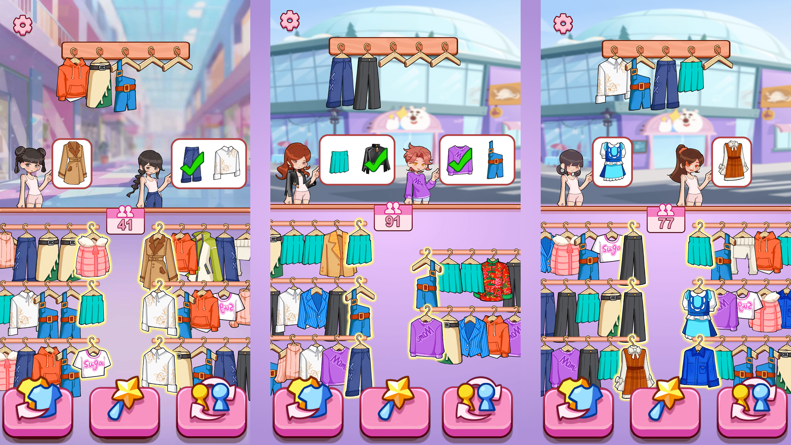 Girl's Closet: Match & Clear — screenshot 1