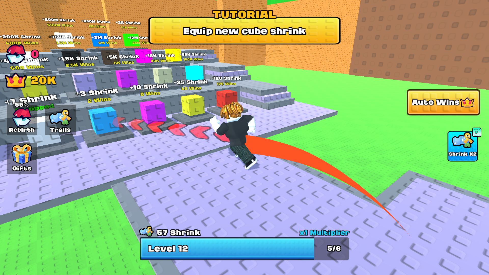 -1 Shrink per Step — screenshot 1