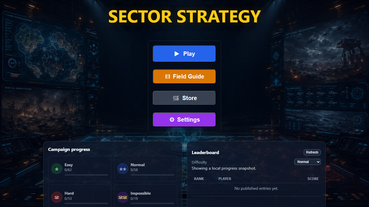 Sector Strategy — screenshot 1