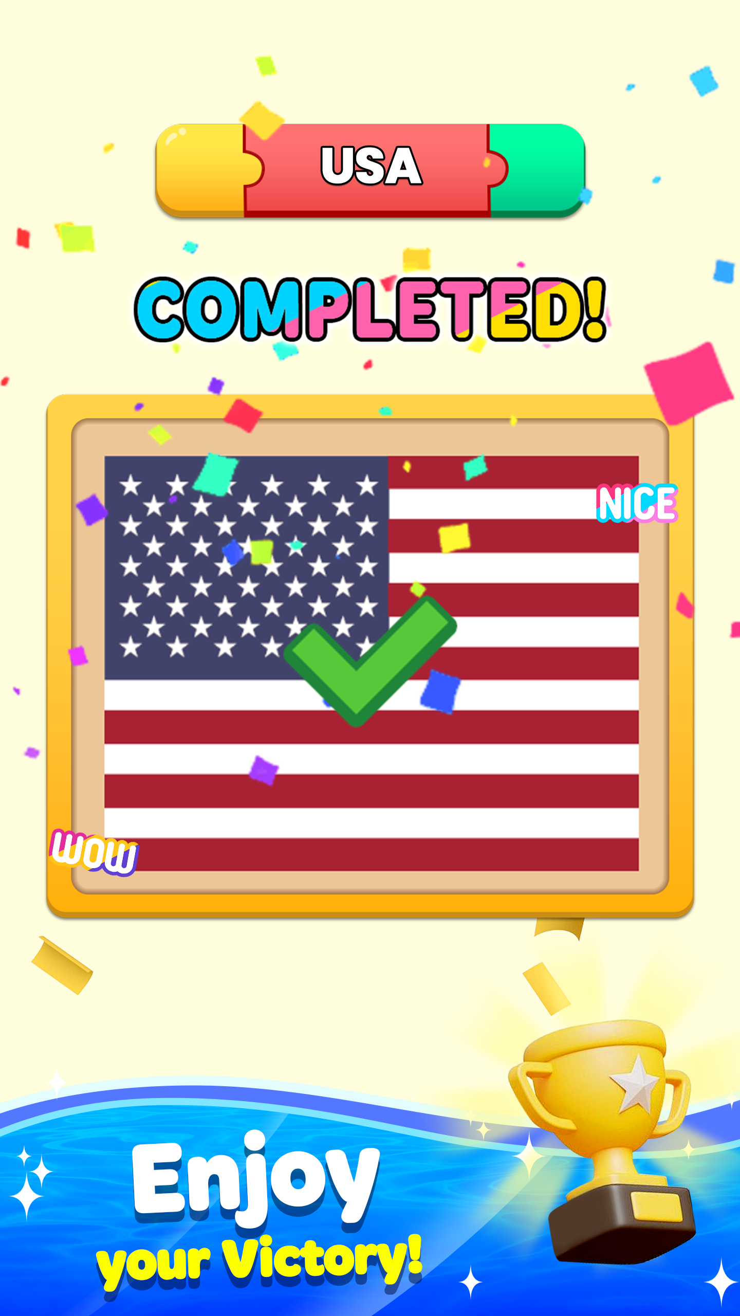 Flag Assemble Puzzle screenshot 8