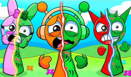 Помоги Sprunki 3D