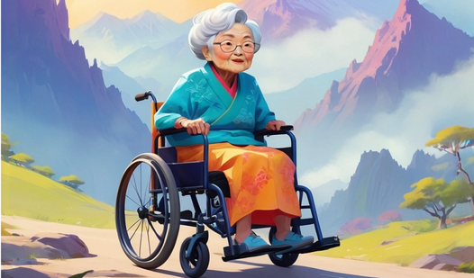 Бабуся спускается с горы (przez MLBOT): Graj Online Za Darmo Na Playhop