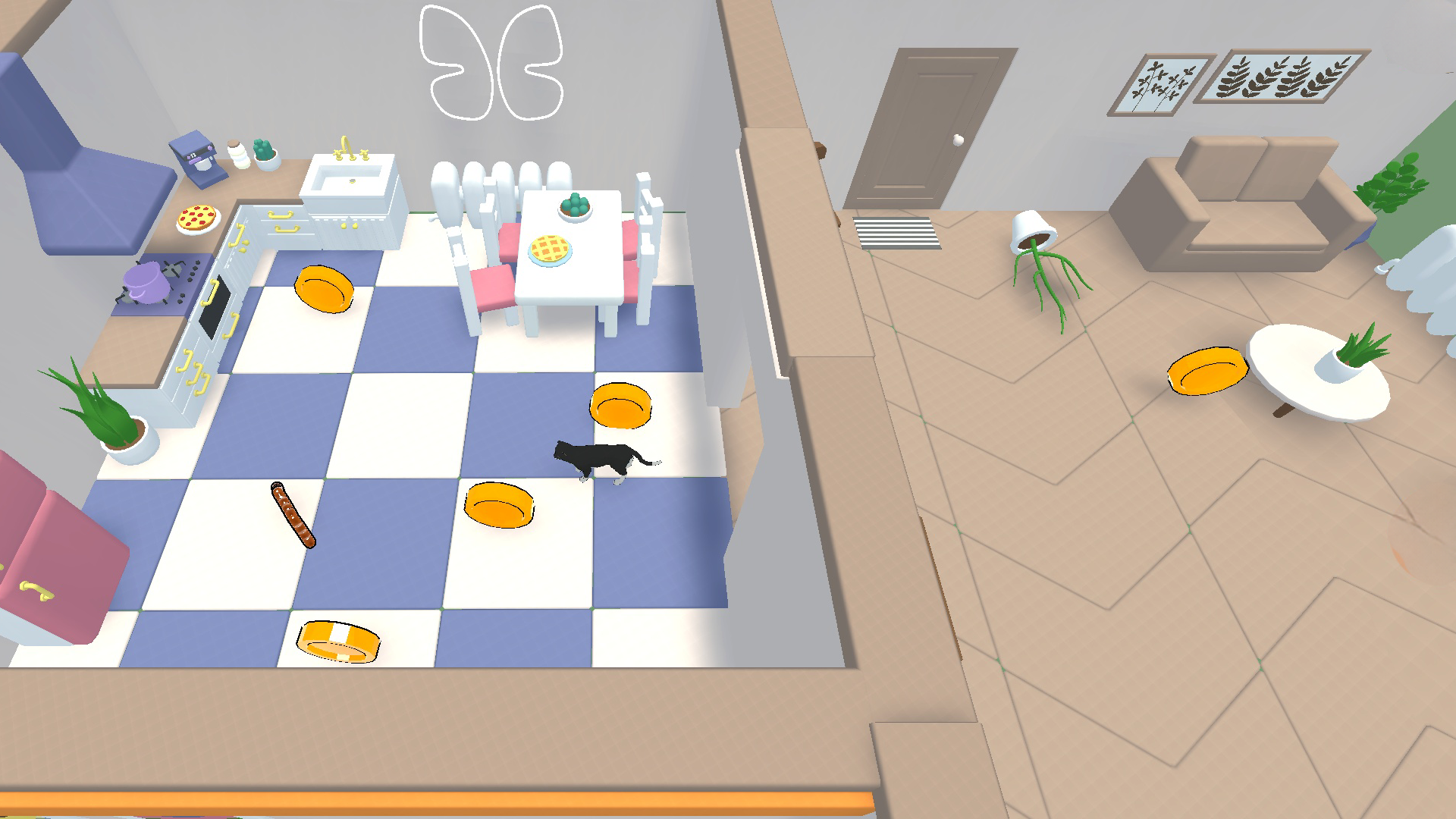 Cartoon cat: naughty kitten screenshot