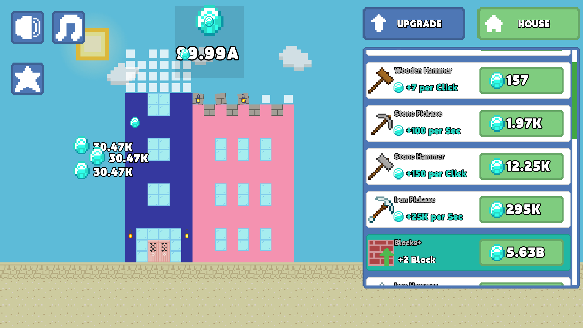 Simulator Builder Skyblock screenshot