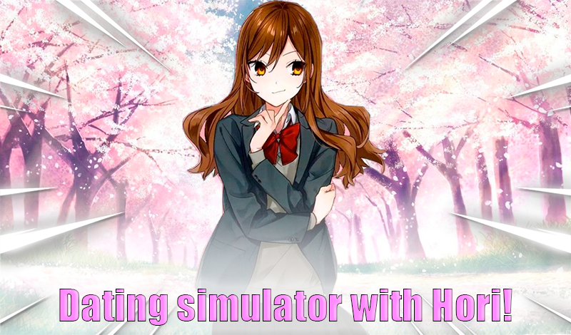 Dating simulator with Hori! game cover